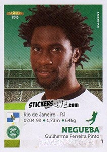 Sticker Negueba - Campeonato Brasileiro 2015 n. 94 - Panini