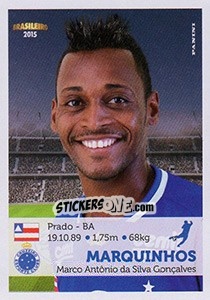 Sticker Marquinhos - Campeonato Brasileiro 2015 n. 111 - Panini