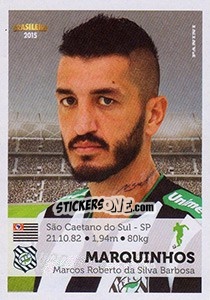 Sticker Marquinhos - Campeonato Brasileiro 2015 n. 117 - Panini