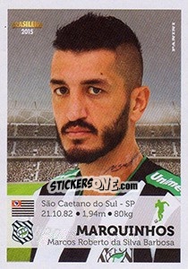 Cromo Marquinhos - Campeonato Brasileiro 2015 - Panini