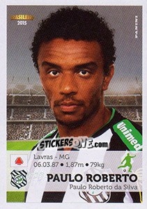 Sticker Paulo Roberto - Campeonato Brasileiro 2015 - Panini