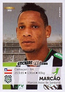 Sticker Marcão - Campeonato Brasileiro 2015 n. 127 - Panini