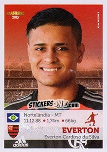 Sticker Everton - Campeonato Brasileiro 2015 - Panini
