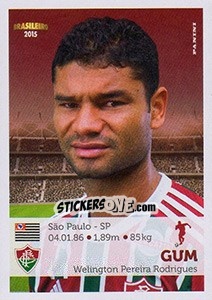 Sticker Gum - Campeonato Brasileiro 2015 n. 148 - Panini