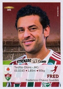 Sticker Fred - Campeonato Brasileiro 2015 n. 157 - Panini