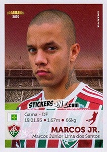 Sticker Marcos Jr - Campeonato Brasileiro 2015 n. 158 - Panini
