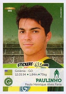 Cromo Paulinho - Campeonato Brasileiro 2015 n. 161 - Panini