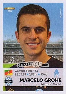 Figurina Marcelo Grohe - Campeonato Brasileiro 2015 - Panini