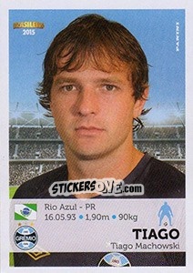 Cromo Tiago - Campeonato Brasileiro 2015 - Panini