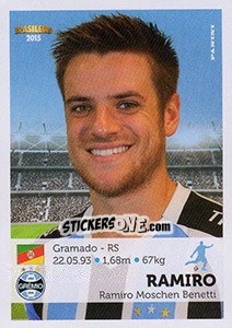 Cromo Ramiro - Campeonato Brasileiro 2015 - Panini