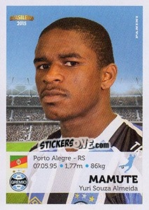 Sticker Mamute - Campeonato Brasileiro 2015 n. 192 - Panini