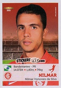 Sticker Nilmar - Campeonato Brasileiro 2015 n. 207 - Panini