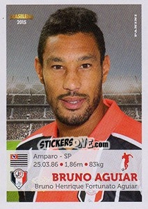 Sticker Bruno Aguiar - Campeonato Brasileiro 2015 - Panini