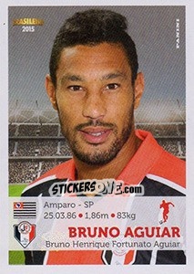 Figurina Bruno Aguiar - Campeonato Brasileiro 2015 - Panini