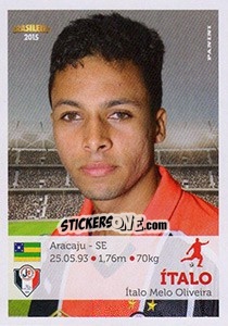 Sticker Ítalo - Campeonato Brasileiro 2015 n. 218 - Panini