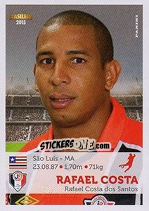 Sticker Rafael Costa - Campeonato Brasileiro 2015 n. 222 - Panini