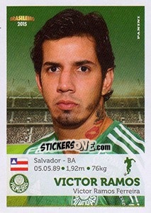 Sticker Victor Ramos - Campeonato Brasileiro 2015 - Panini