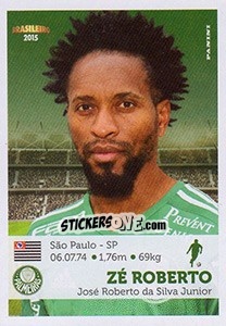 Cromo Zé Roberto - Campeonato Brasileiro 2015 - Panini