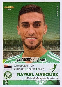 Sticker Rafael Marques - Campeonato Brasileiro 2015 n. 240 - Panini