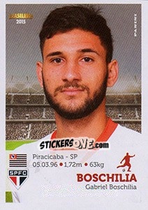 Sticker Boschilia - Campeonato Brasileiro 2015 n. 280 - Panini