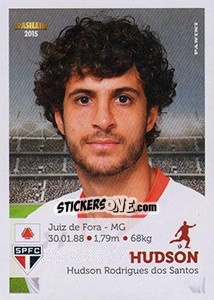 Sticker Hudson - Campeonato Brasileiro 2015 n. 283 - Panini