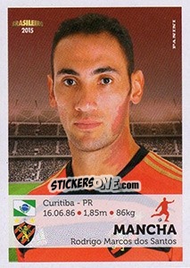 Cromo Mancha - Campeonato Brasileiro 2015 n. 296 - Panini