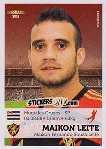 Sticker Maikon Leite - Campeonato Brasileiro 2015 n. 303 - Panini