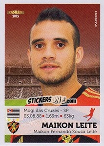 Figurina Maikon Leite - Campeonato Brasileiro 2015 - Panini