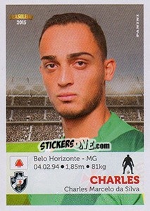 Sticker Charles - Campeonato Brasileiro 2015 n. 305 - Panini