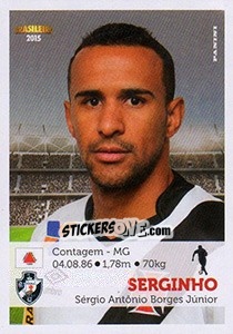 Sticker Serginho - Campeonato Brasileiro 2015 n. 308 - Panini