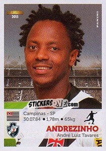 Sticker Andrezinho - Campeonato Brasileiro 2015 n. 313 - Panini