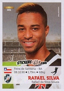 Sticker Rafael Silva - Campeonato Brasileiro 2015 n. 318 - Panini