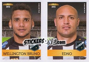 Cromo Wellington Bruno / Edno - Campeonato Brasileiro 2015 - Panini