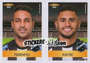 Cromo Fabinho/ Kayke - Campeonato Brasileiro 2015 - Panini