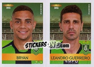 Cromo Bryan / leandro Guerreiro - Campeonato Brasileiro 2015 - Panini