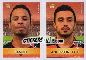 Sticker Samuel / Anderson Leite - Campeonato Brasileiro 2015 - Panini