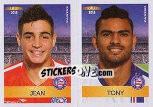 Sticker Jean / Tony - Campeonato Brasileiro 2015 n. 339 - Panini