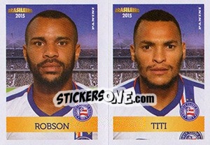 Cromo Robson / titi - Campeonato Brasileiro 2015 n. 340 - Panini
