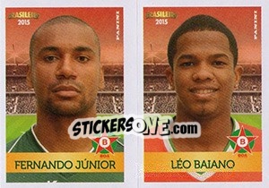 Sticker Fernando Júnior / Léo Baiano - Campeonato Brasileiro 2015 - Panini