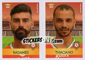 Sticker Radamés / Thaciano - Campeonato Brasileiro 2015 - Panini