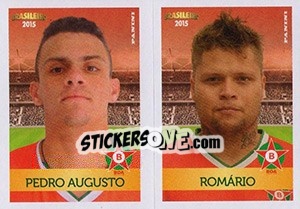 Sticker Pedro Augusto / Romário - Campeonato Brasileiro 2015 - Panini