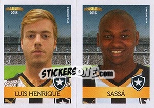 Sticker Luis Henrique / Sassá - Campeonato Brasileiro 2015 n. 356 - Panini