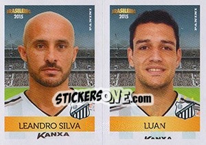 Sticker Leandro Silva / Luan - Campeonato Brasileiro 2015 n. 358 - Panini