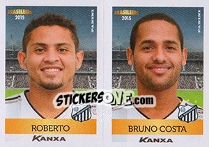 Sticker Roberto / Bruno Costa - Campeonato Brasileiro 2015 n. 359 - Panini