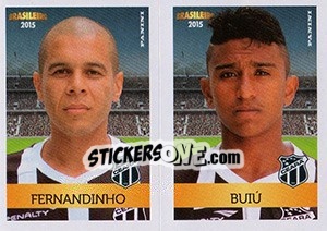 Sticker Fernandinho / Buiú - Campeonato Brasileiro 2015 n. 365 - Panini