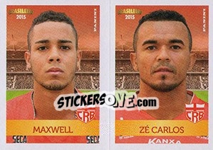 Figurina Maxwell / Zé Carlos - Campeonato Brasileiro 2015 - Panini