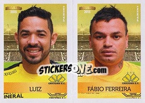 Sticker Luis/ Fábio Ferreira - Campeonato Brasileiro 2015 - Panini