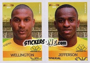 Sticker Wellington / Jefferson - Campeonato Brasileiro 2015 n. 379 - Panini