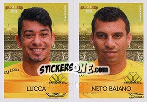 Sticker Lucca / neto Baiano - Campeonato Brasileiro 2015 n. 380 - Panini
