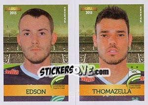 Sticker Edson / Thomazella - Campeonato Brasileiro 2015 - Panini